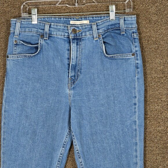 Levi's 721 Vintage High Rise Skinny Jeans Light Wash Sz 31 Preowned - Picture 3 of 7